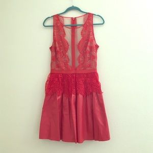 BCBG Dark Poppy Layton Dress